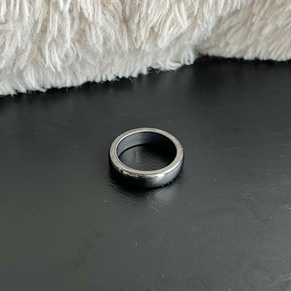 Magnetic Hematite Ring